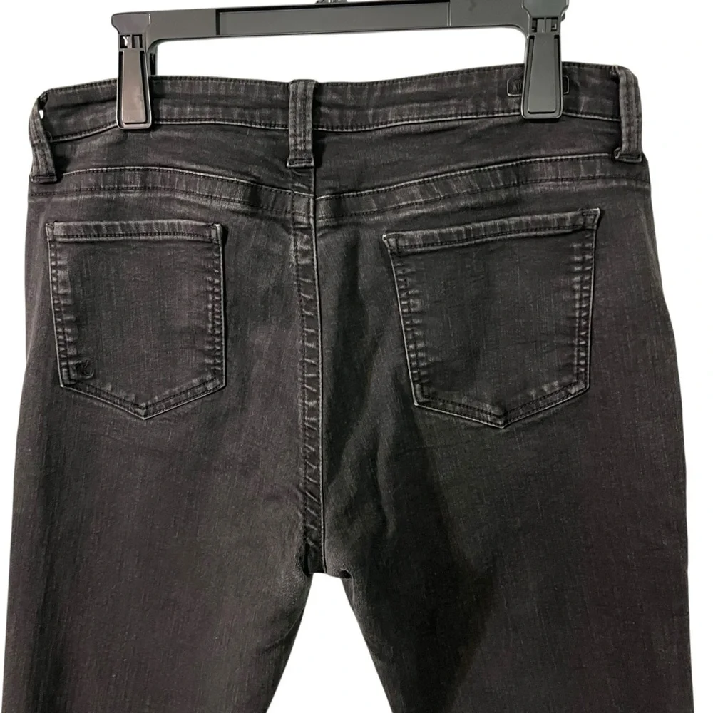 Kut Straight Leg Jeans Black Size 14